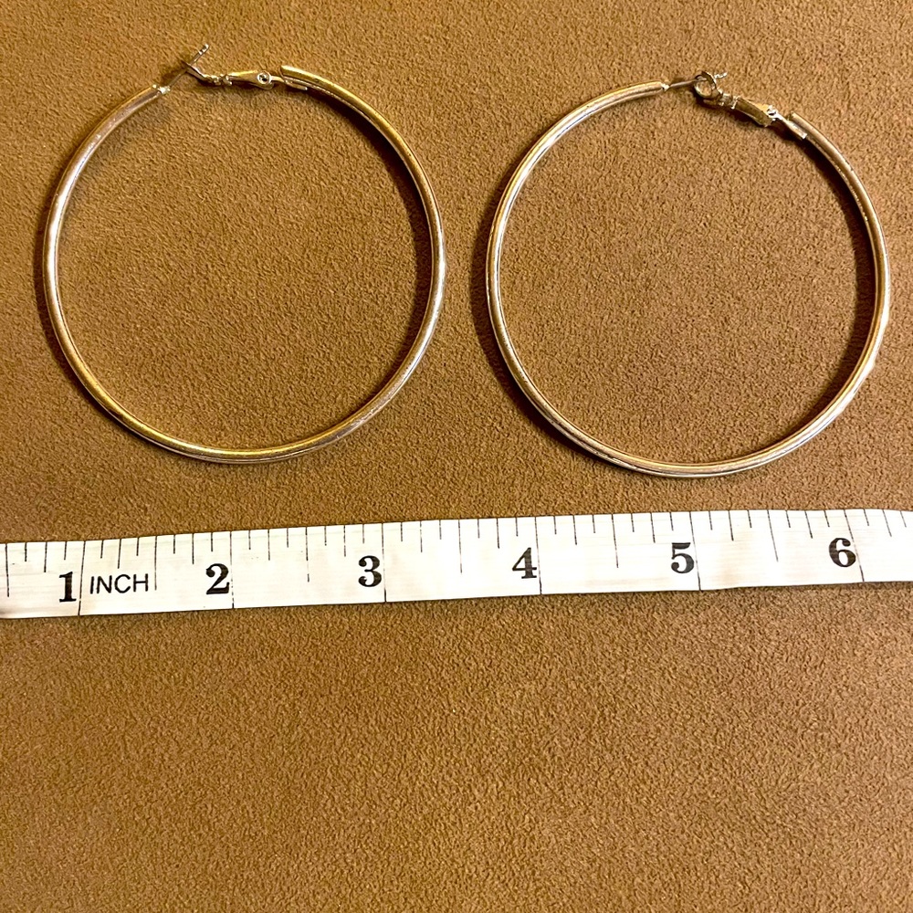 Silver Hoop Earrings